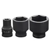 1/2" Short Impact Socket Adopter Air Sockets 6 Point 10 12 13 14 16 17 18 19 34 36 38 41 46mm for Electric Impact Air Pneumatic 3