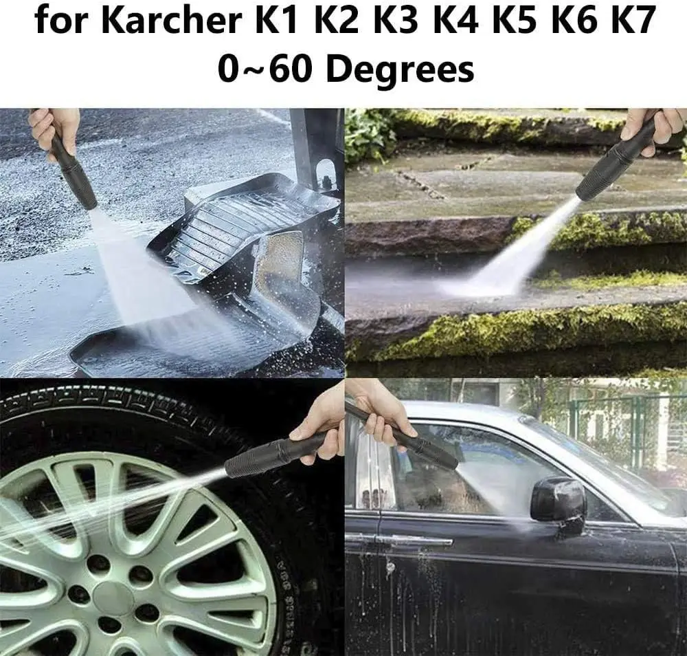 145 Bar Dirt Blaster Compatible with Karcher K1-K7, Pressure Washer Lance Extension, Car Washer Jet Lance Nozzle 6