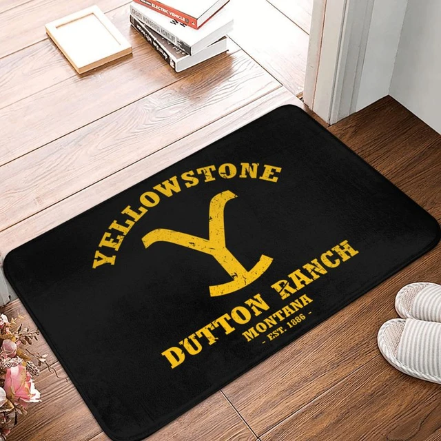 Zerbino personalizzato Yellowstone botton Ranch zerbino antiscivolo ingresso  cucina bagno tappetini per porte tappeto da Garage tappetino per moquette -  AliExpress