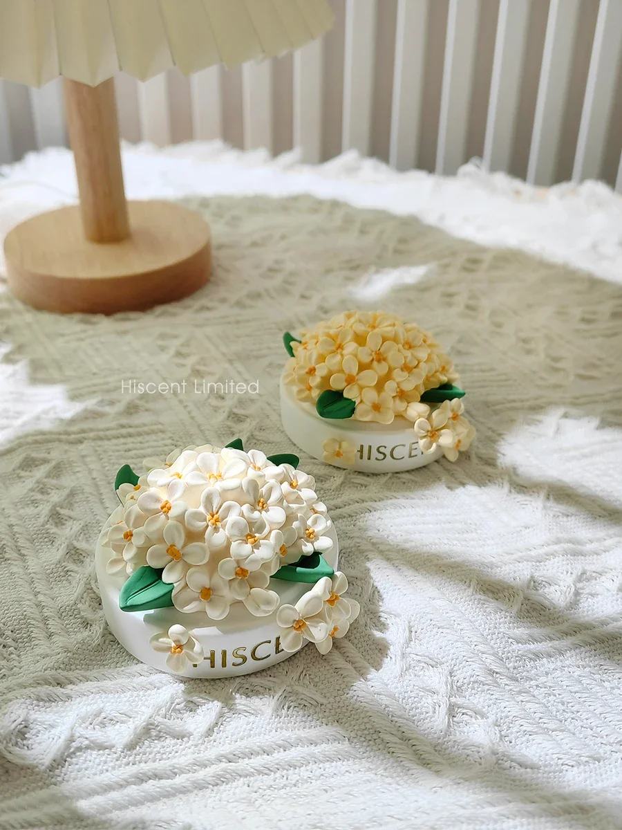 

Car Enlarged Fragrance Stone Early Autumn Osmanthus Flower Decoration Fragrant Girls' Advanced Sense Bedroom Desktop Decoration