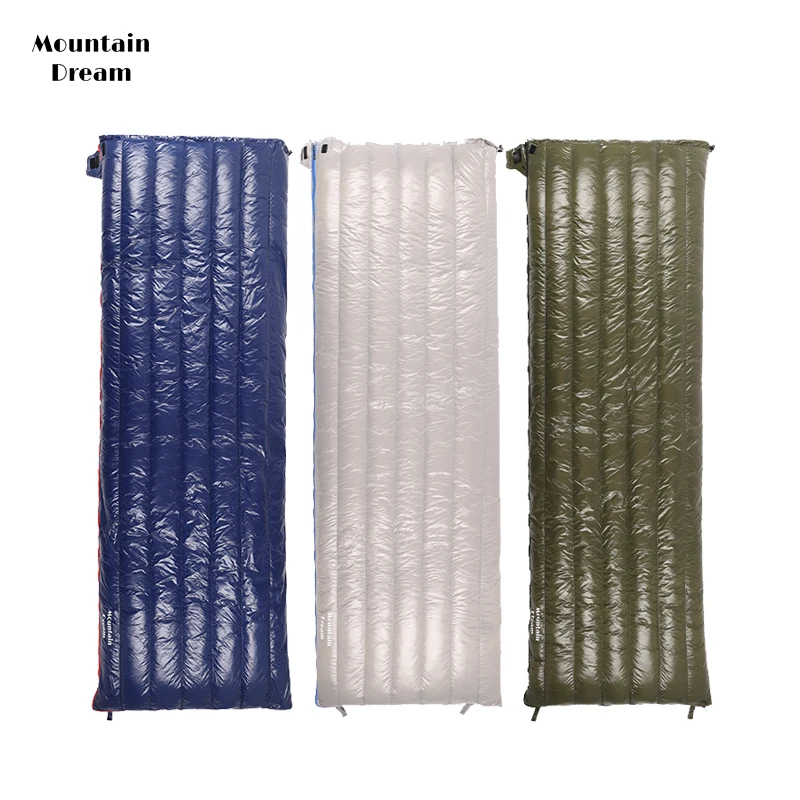 Mountaindream Outdoor camping hiking portable 90% goose down 200*73 3 seasons warm sleeping bag