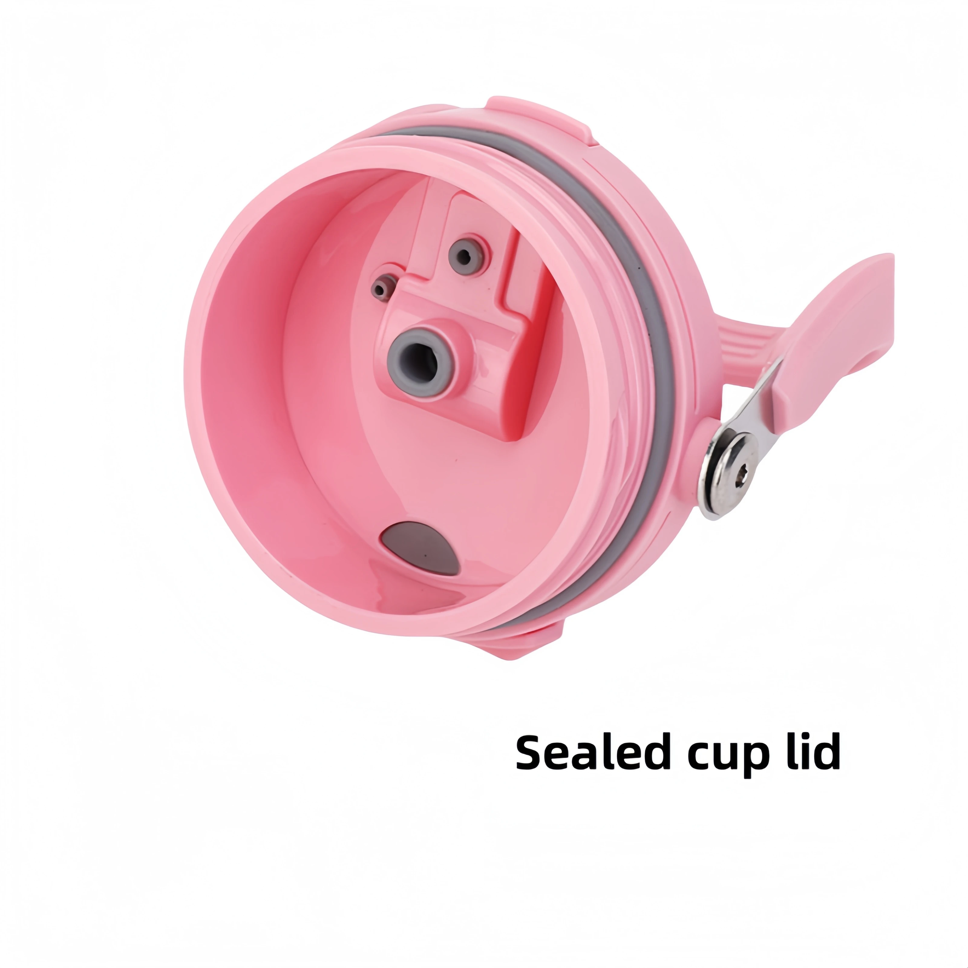 Bouteille avec couvercle en paille et paille cachée