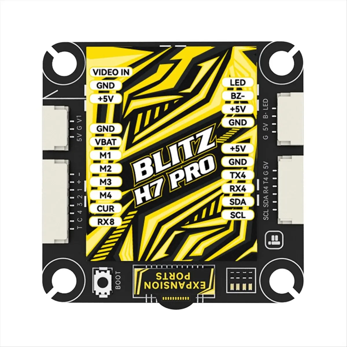 H7 Pro FPV 드론용 DT60 비행 컨트롤러는 베타플라이트 및 펌웨어를 지원합니다.