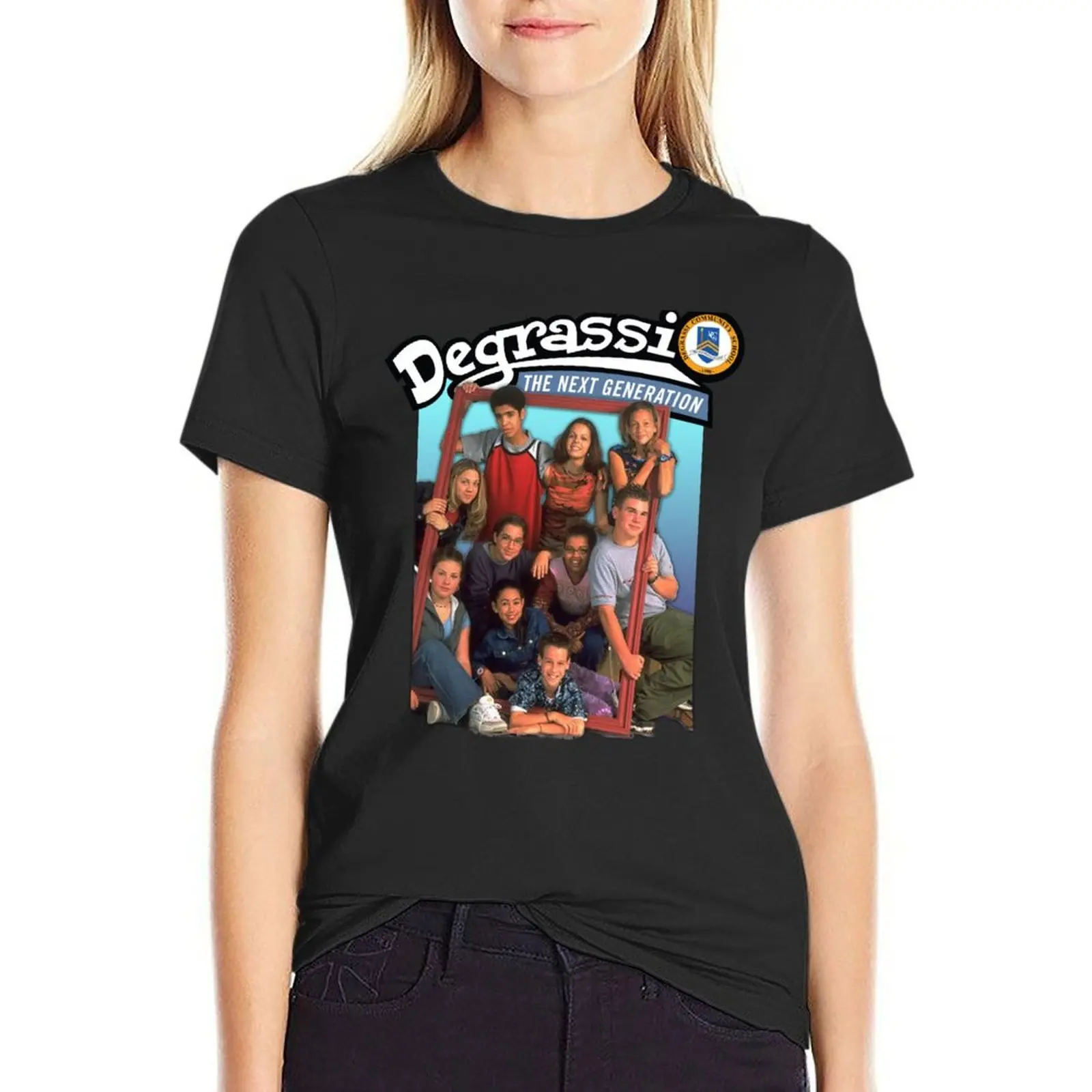

Degrassi T-Shirt Summer Women's clothing oversized workout shirts for Women