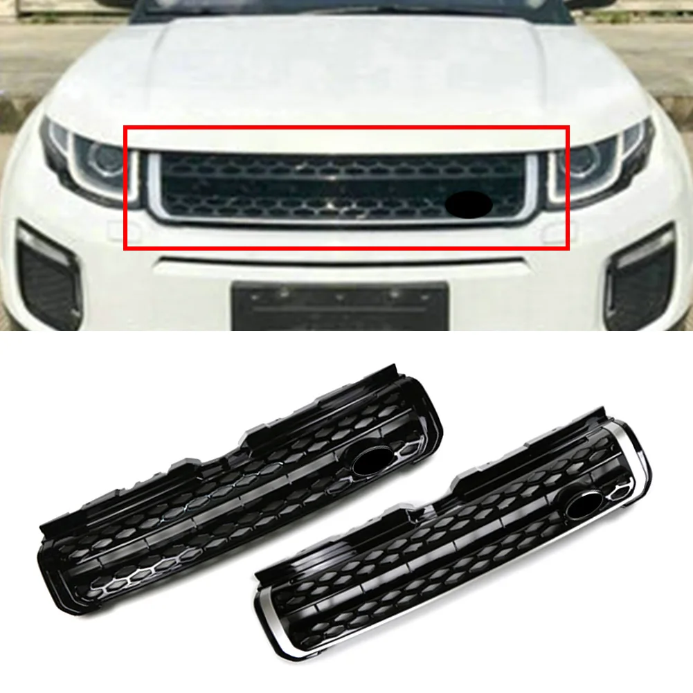 

Car Front Bumper Grille ABS Upper Mesh Grill For Land Rover Range Rover Evoque 2010 2011 2012 2013 2014 2015 2016 2017 2018