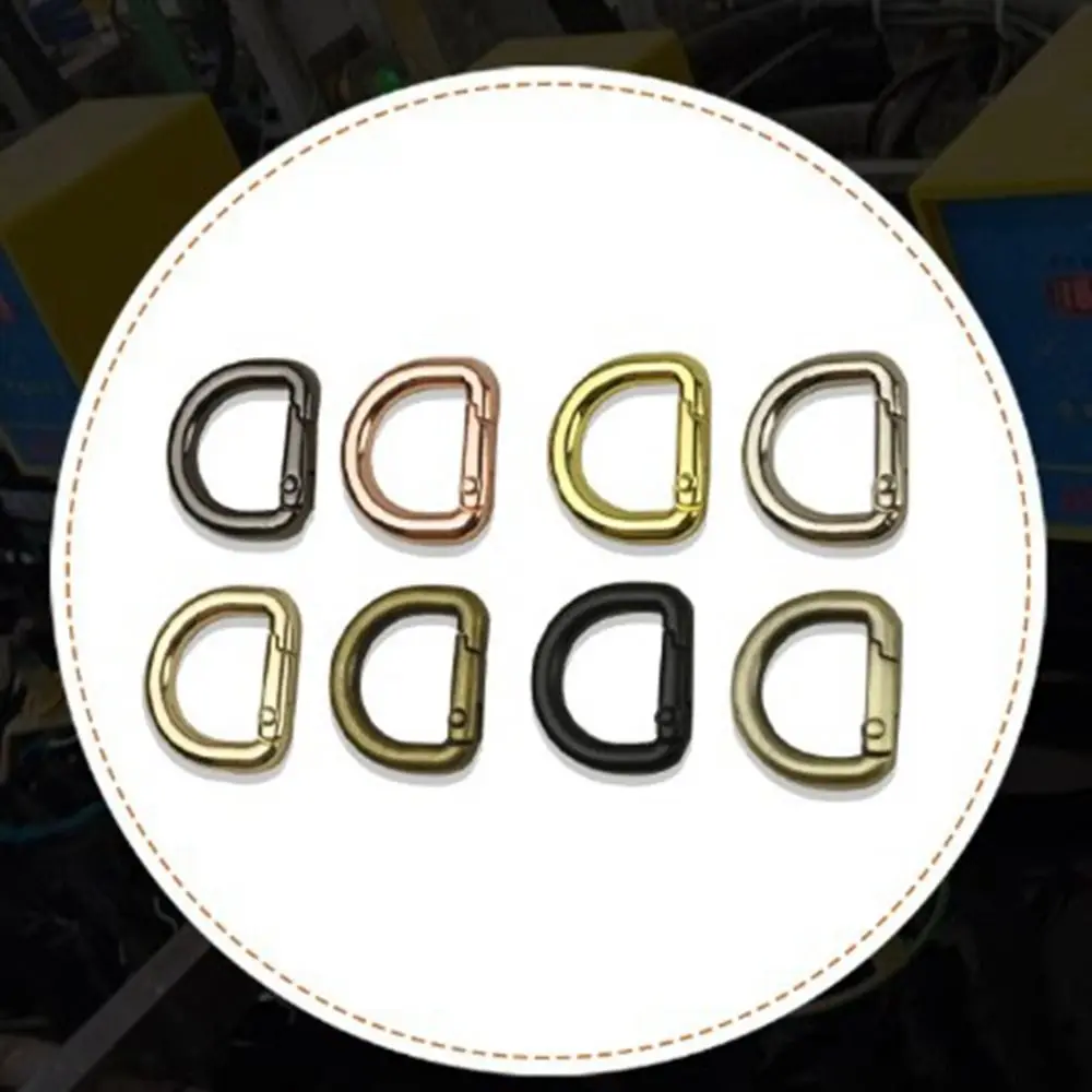 

4pcs Multicolors Plated Gate Buckle High Quality Zinc Alloy 19*14mm Buckles Clips Snap Hooks Outdoor Tool