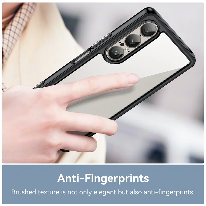 Transparent Colorful TPU Protective Phone Case Cover