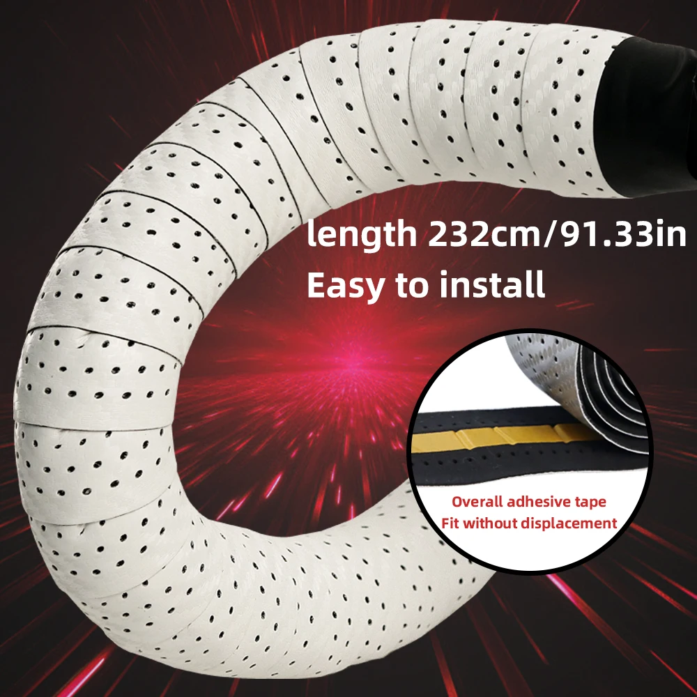 MOTSUV Bike Handlebar Strap breathable Shock Absorbing Road Bicycle Handlebar Tape PU+EVA Anti-slip Accessories