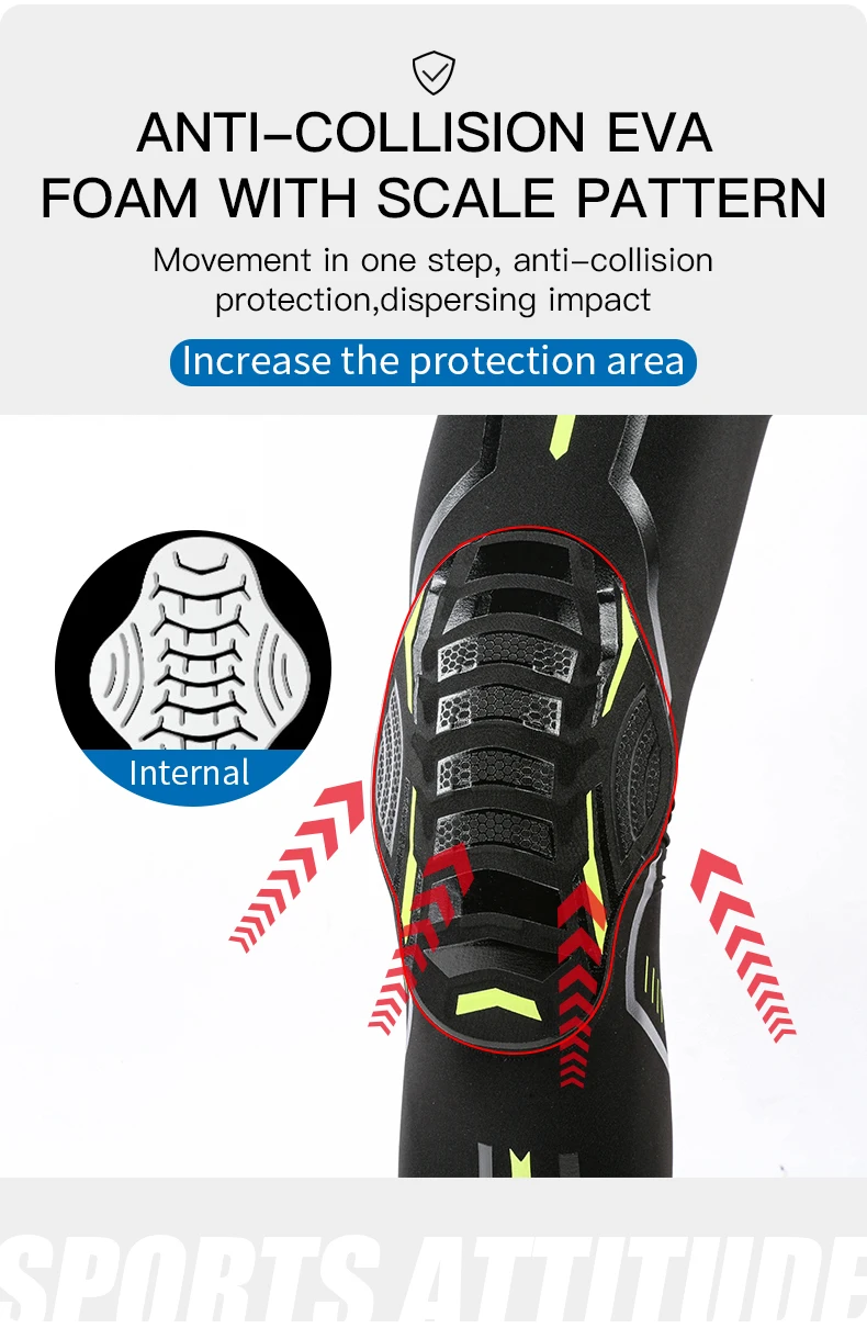 1-teilige Kniebandage mit Patella-Motiv, mittlere Unterstützung, starker Meniskus, Silikon, Kompressionsschutz, Sport-Knieschoner, Laufkorb – Detail 5
