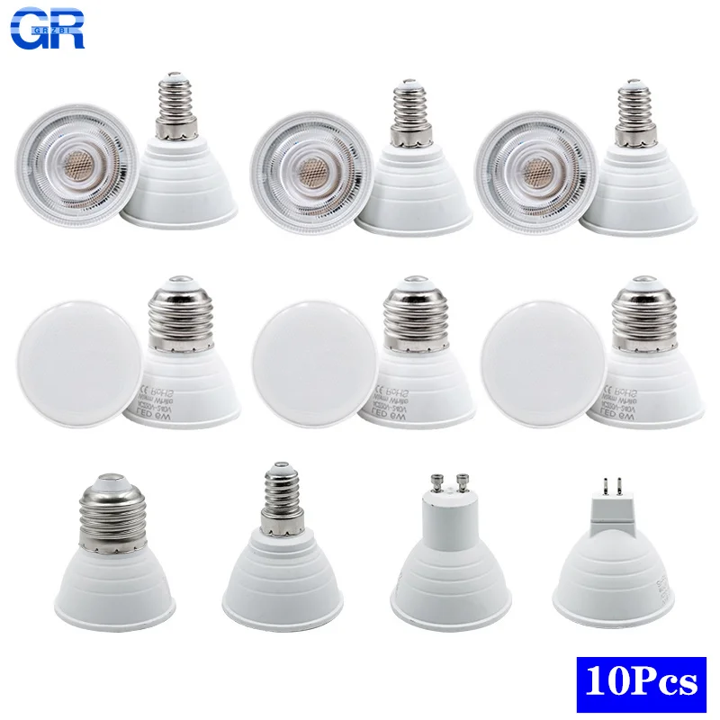 GU10 LED E27 lampe E14 ampoule de projecteur 48 60 80led lampara 220V GU 10  bomblas LED MR16 gu5.3 lampe de projecteur B22 5W 7W 9W - AliExpress