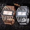 Women Fashion Bangle Watch Dress Full Stainless Steel Strap Luxury Rose Gold Bracelet Wrist Watch 2025 Hot Relogios Femininos 1