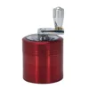 4-Layer Zinc Alloy 40mm Herbal Crusher Tobacco Grinder Smoke Manual Kitchen Herb Metal Layer Grinders Spice Mill Accessories 5
