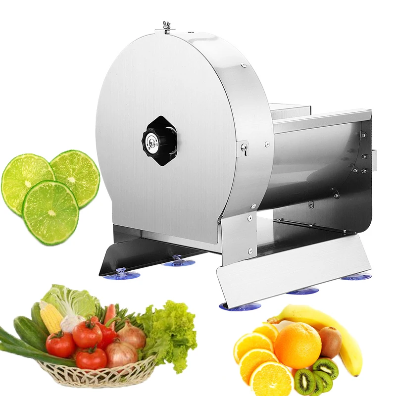 ElectricFruitandVegetableSlicingMachineStainlessSteelHouseholdPotatoSlicerRadish