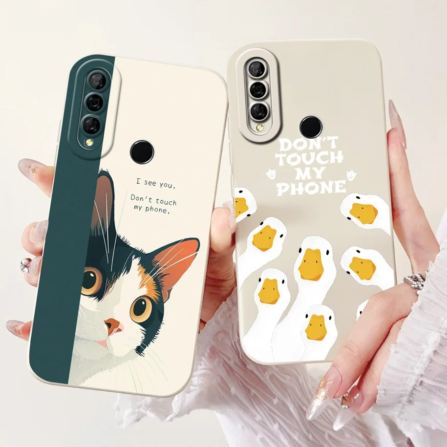 Cute Panda Rabbit Soft Silicone Phone Case for Huawei P30 Lite Nova 4e - Stylish and Protective Cover