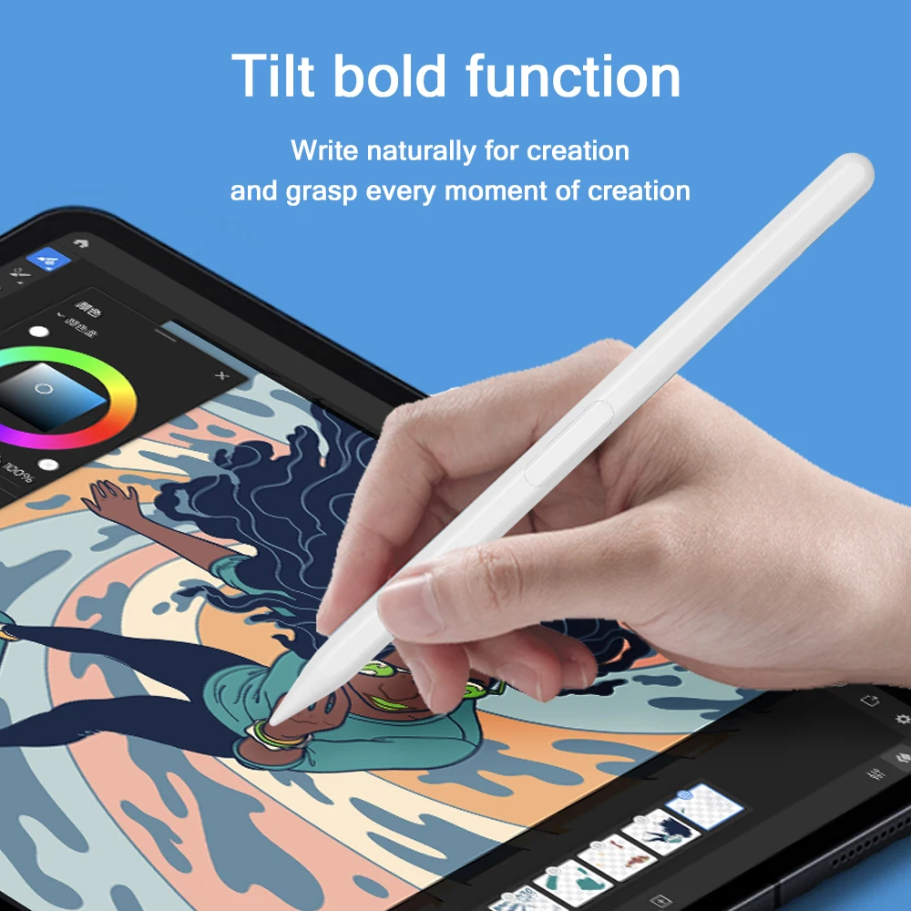 

Active Capacitive Pen Stylus BT Magnetic Wireless Charging Tablet Painting Pen Touch Screen Pen Stylus For iPad 2018 Tablets