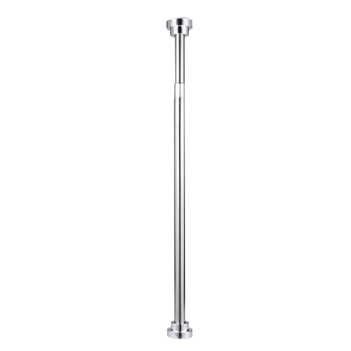 

Adjustable Stainless Steel Spring Tension Rod Rail for Clothes / Towels / Curtains (Silver, 55CM to 85CM)