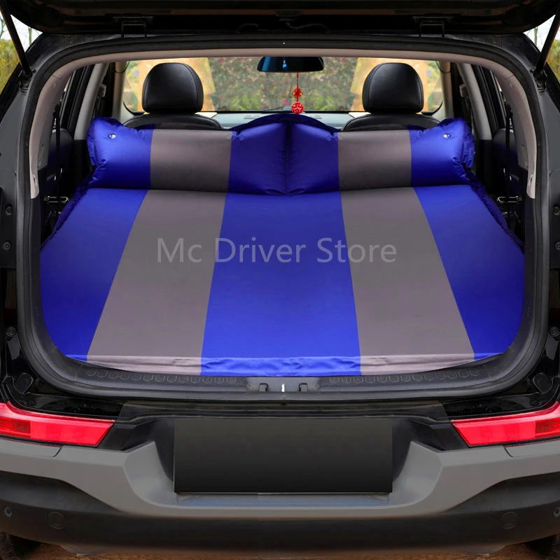 Outdoor Camping Inflatable Tent Mat Mummy Pads with Pillow Air Mattress Utralight Camping Mat Car Travel Bed Moisture-proof Pad