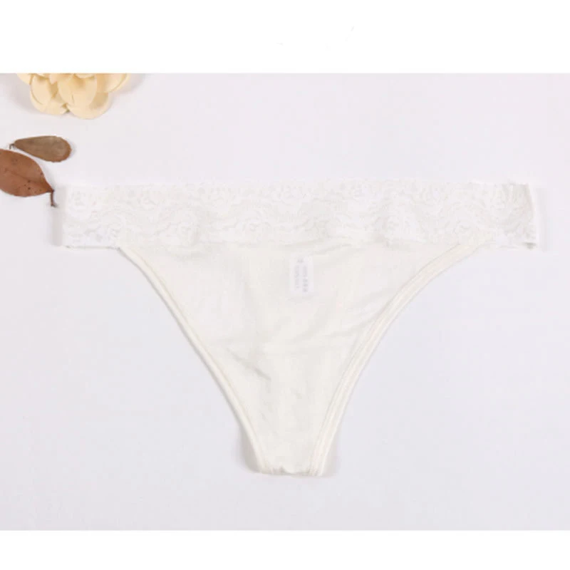 Thong Sexy Natural Mulberry Silk Traceless Low Waist T-pants Thong Panties  Panties Women