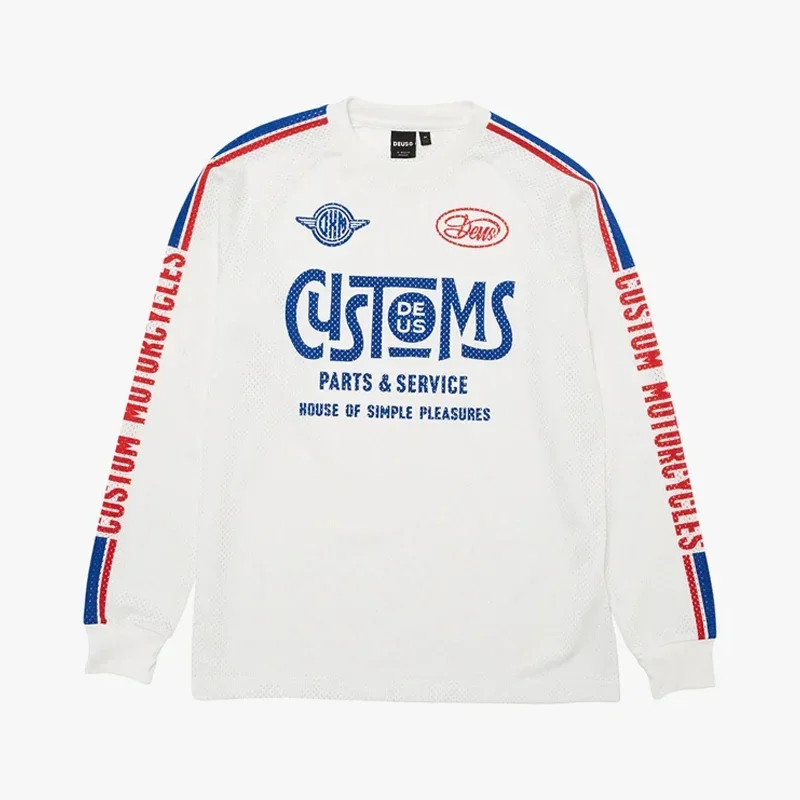 thumbnail image 1 of Camiseta de ciclismo DEUS EX MACHINA para motocross, camisetas de ciclismo de montaña, camisetas de enduro, motocross, MX, DH, todoterreno, 1 of 5