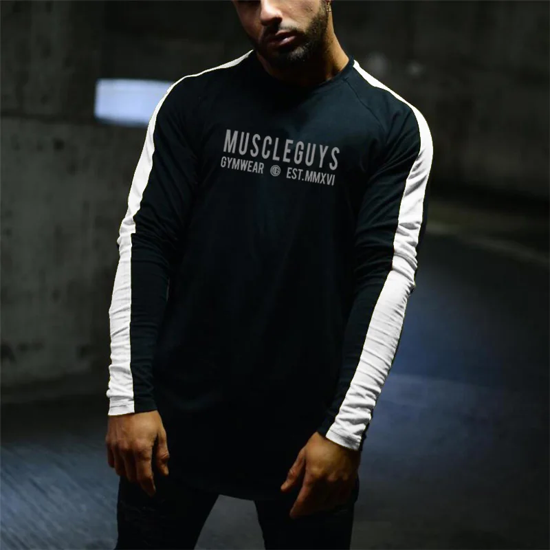 

Men's Thin Outdoor Sports Bottoming Shirt Football Training Breathable Patchwork Tops Summer Graphic T Shirts