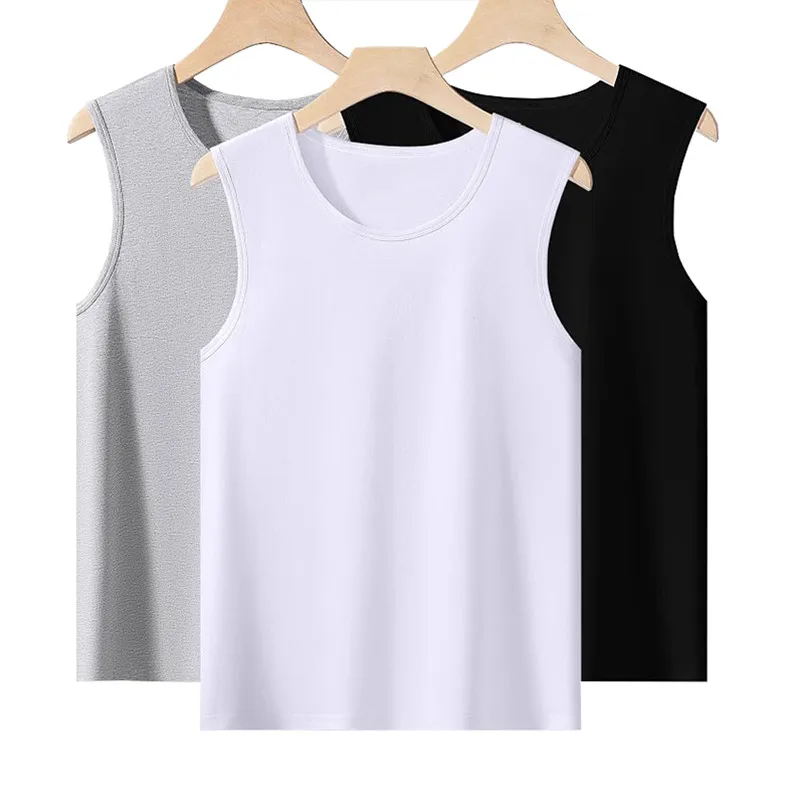 sports sleeveless vest 3pcs men bodybuilding motion outerwear sweatshirt breathable elastic underwear shirt