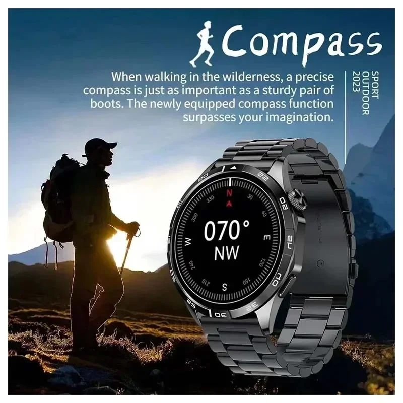 2024 New Men Watches Smart Watch Men AMOLED 466*466 HD Screen GPS Tracker NFC Bluetooth Call smart watches Sports Man Gift New