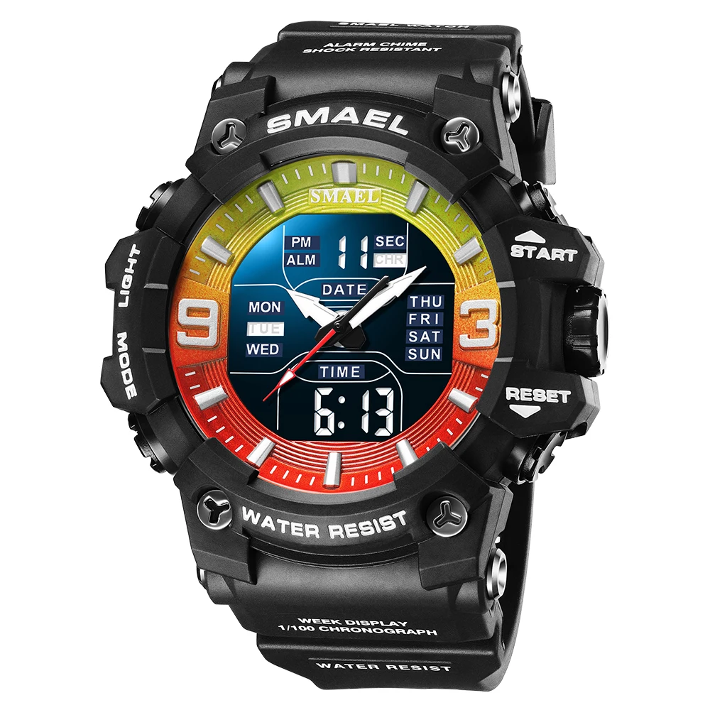 SMAEL SMAEL Orologio sportivo alla moda da uomo, orologio elettronico
