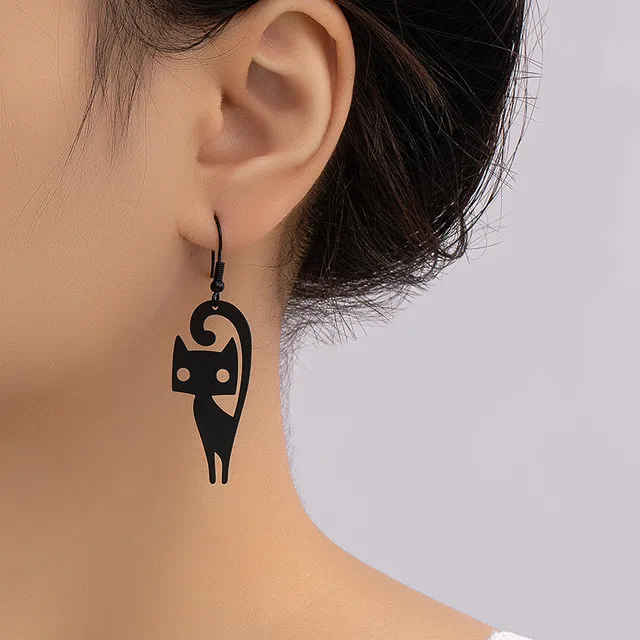 Aretes góticos de Halloween para mujer
