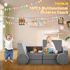 10PCS Modular Kids Play Couch, Convertible Child Sectional Sofa, Imaginative Furniture Play Set for Creative Kids 3