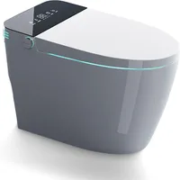 Smart Toilet for Bathrooms, Smart Bidet Auto Open/Close Lid, with Bidet Built in,Auto Dual Flush, Heated Toilet Seat 1
