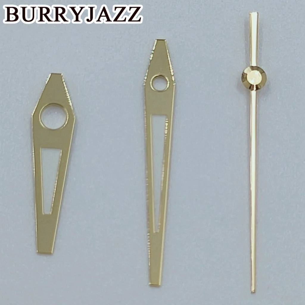 BURRYJAZZ NH35 NH36 NH38 7S26 7S36 4R35 4R36 Uhrzeiger Silber Gold Roségold Schwarz Weiß Schwarz Grau Zeiger Grün Leuchtend – Detail 12