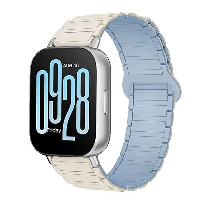 Magnetic Silicone Loop Strap Wristband, 22mm