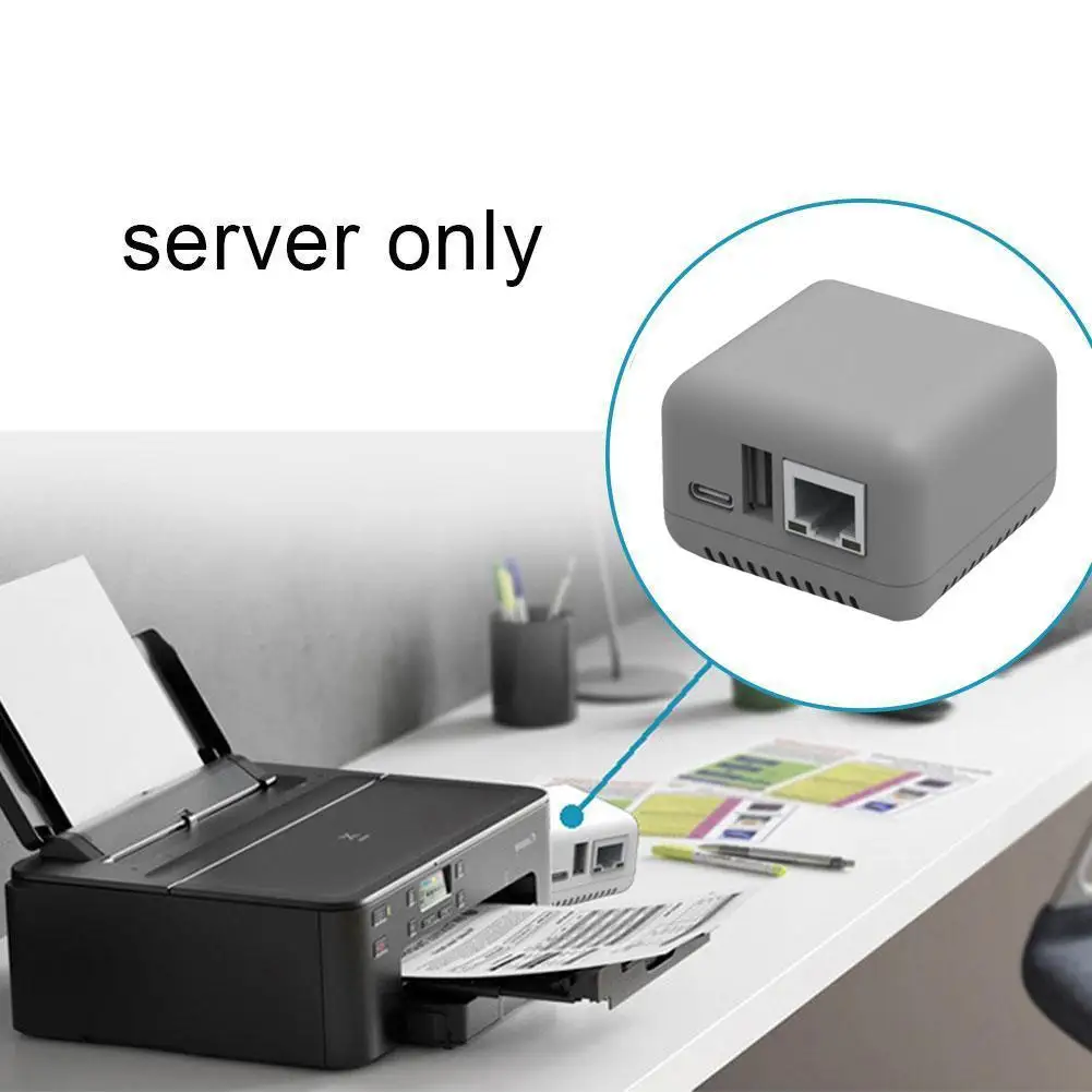 Porta USB 2.0 Mini Network Print Server, Porta USB 2.0, WIFI, Versão Bluetooth, HUB, NP330