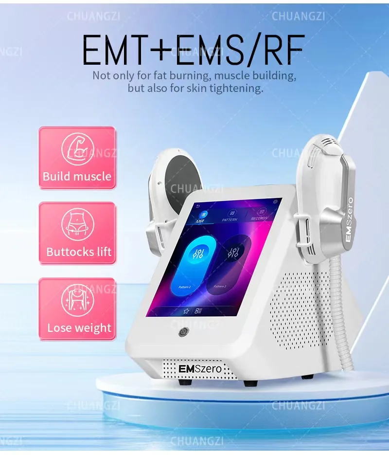 

Professional Emszero EMS 6500W RF 4 Handles fat reduction Weight Lose Beauty Equipment Muscle Enhancement Body Slimming Slimming