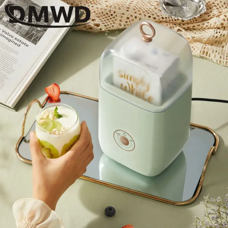DMWD Household Yogurt Machine Portable Rice Wine Maker Milk Fermentation Machine Adjustable Acidity With 1L Container 220V 6