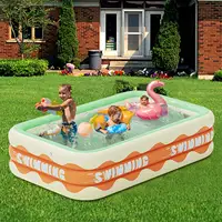 Thickened PVC Inflatable Swimming Pool Swimming Pool Wear-Resistant Aboves Ground Pool Bathtub Kids Pool Inflatable Pool 4