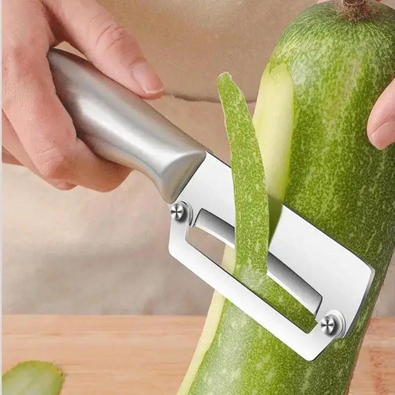 Stainless Flat Edge Peeler 2
