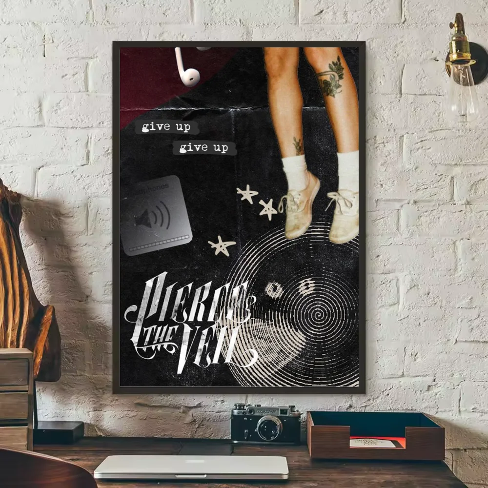 P-Pierce The Veil Band Poster HD Kunst klebrige Wand wasserdicht Zuhause Wohnzimmer Schlafzimmer Bar ästhetische Dekoration – Detail 15