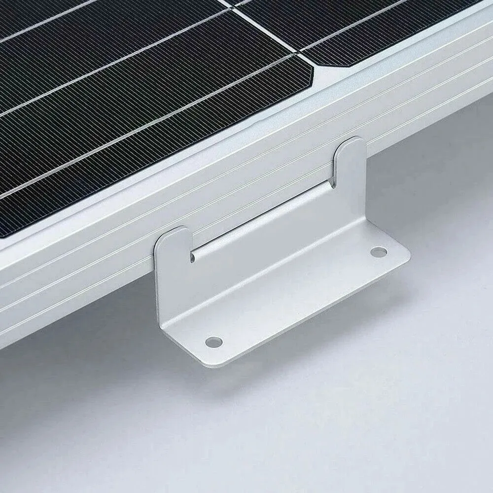 Solar Panel Aluminum Mounting Bracket Kits Z-Style Bracket Mount For Car Boat RV Yacht solar panel mounting set