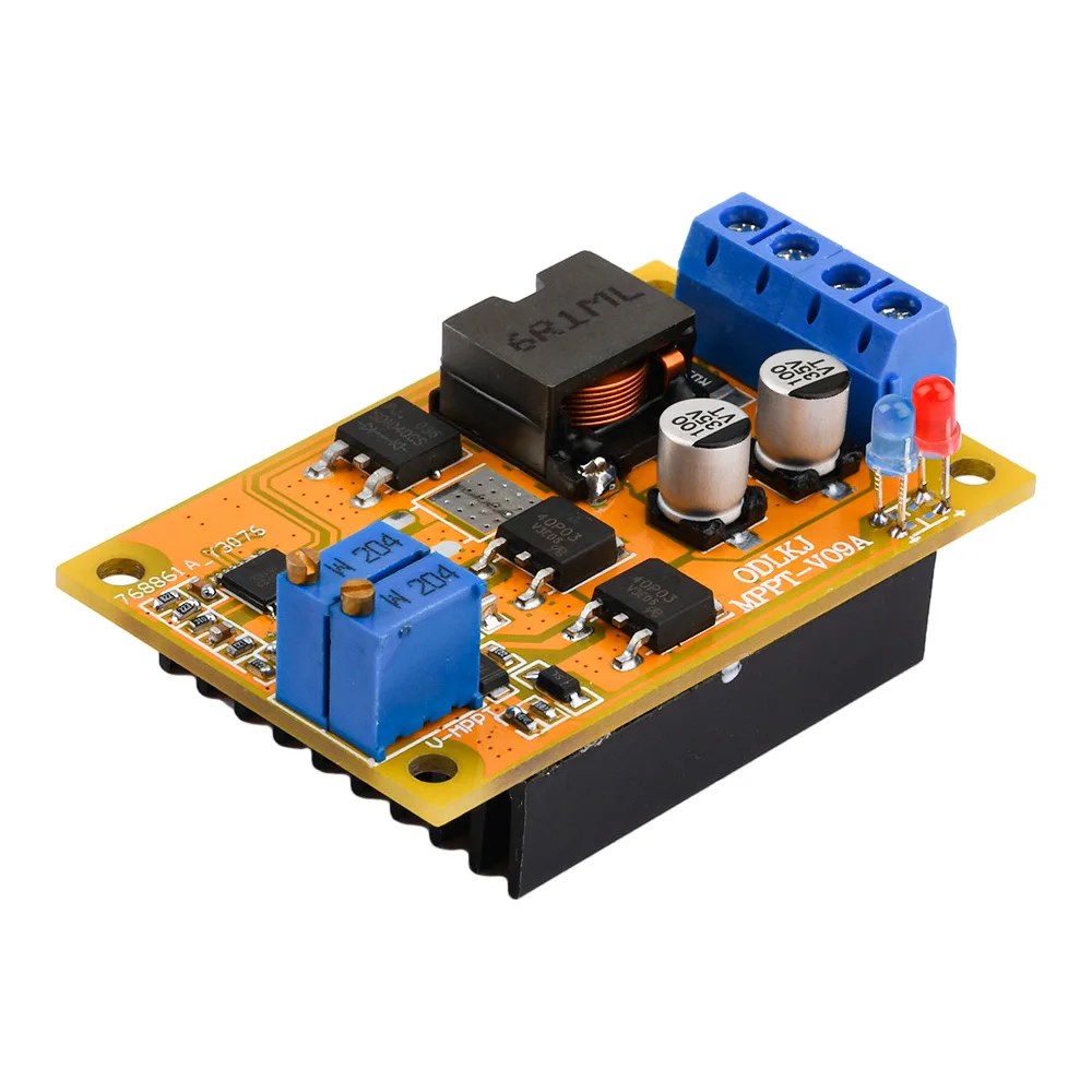 6A MPPT Solar Panel Regulator Controller Solar Charging Control Panel Battery Charging 9V 12V 24V Auto Switch