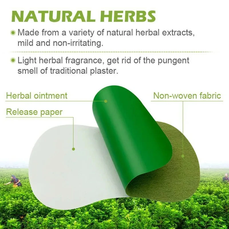 Natural Wormwood Detox Foot Patches Slimming Body Detoxification Paste Help Sleep Cleansing Toxins Foot Pads Relieve Stress Care