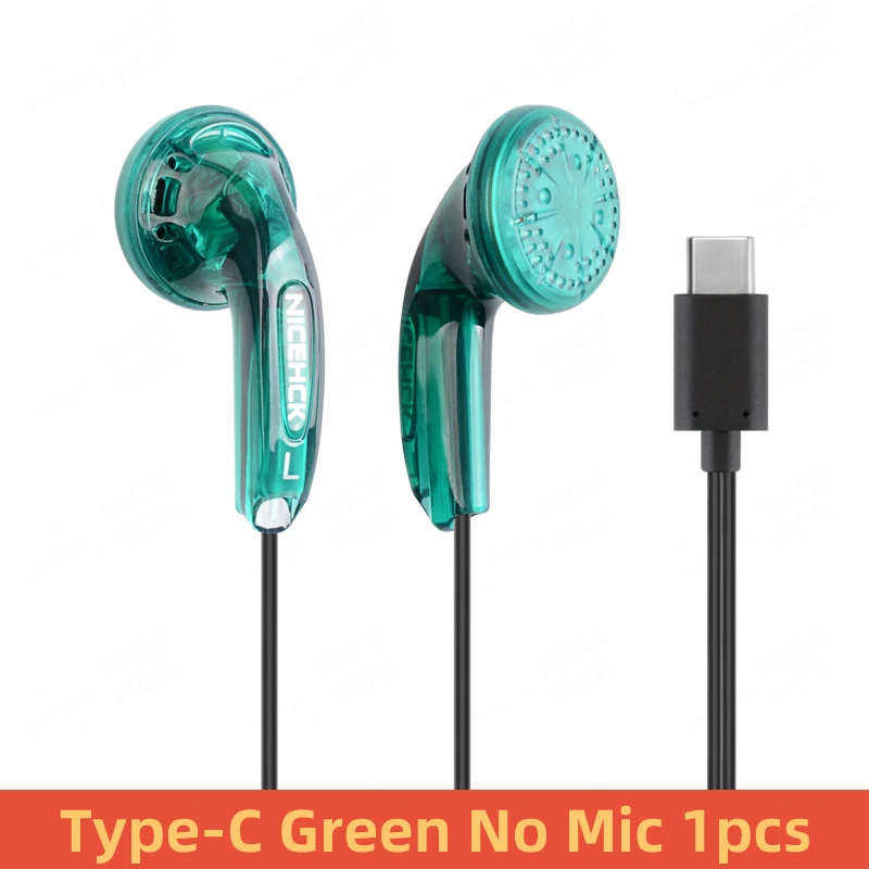 usb headset 2022 NiceHCK Traceless 3.5mm Type-C HIFI Wired Earbud 15.4mm Dynamic Microphone Earphone Stereo Music Headset Vido MX500 PK1 IEM headphones for sale Earphones & Headphones