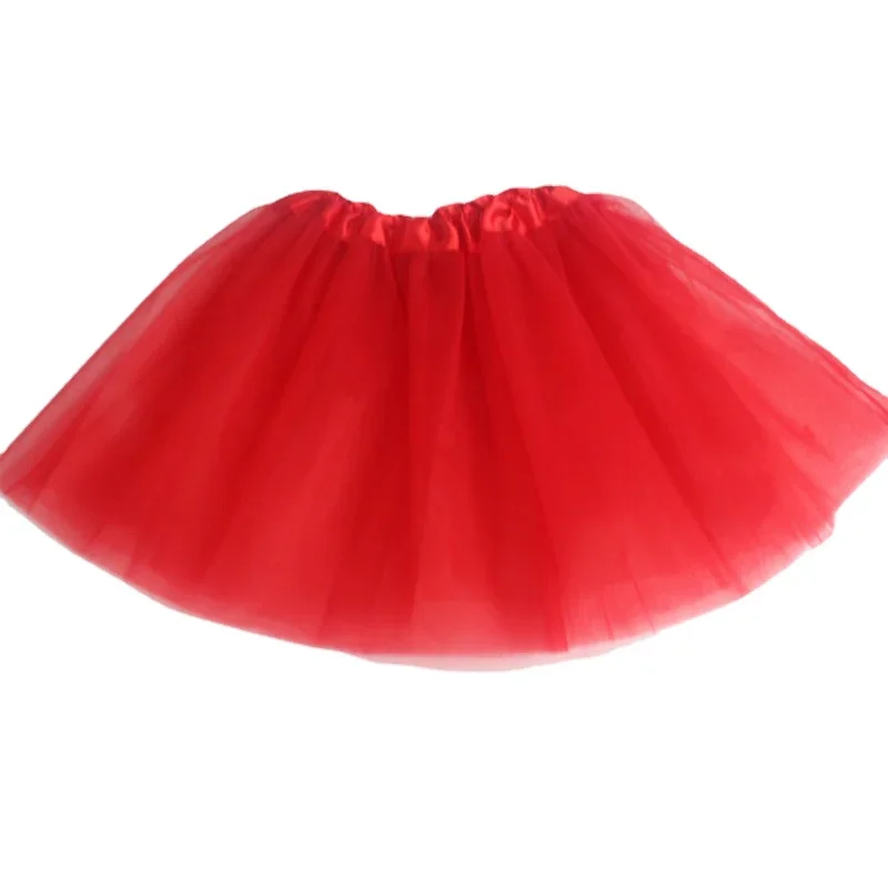 Ballet Skirts Tutu Skirt Girls Dance Costumes 3 Layer Tulle For Kids Princess 2-8Y