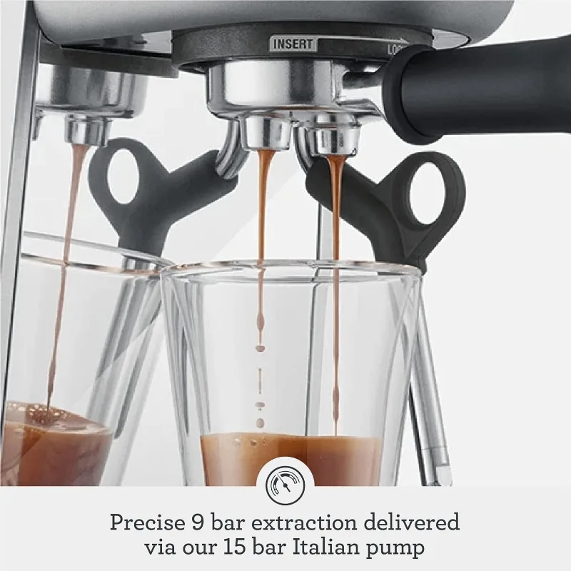 Breville the Bambino Espresso Machine with Auto Milk Frother, Espresso Maker with Seconds Heat Up, BES450BSS   coffe machine 3