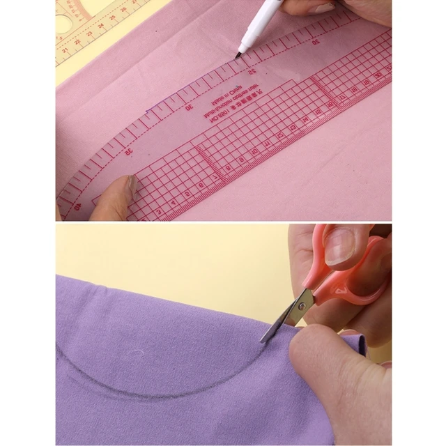 DIY Craft Sewing Tool for Beginner Designers Tailors French Curved Ruler Measure Ruler Dressmaking Tool Patchwork Ruler Y1QB 6