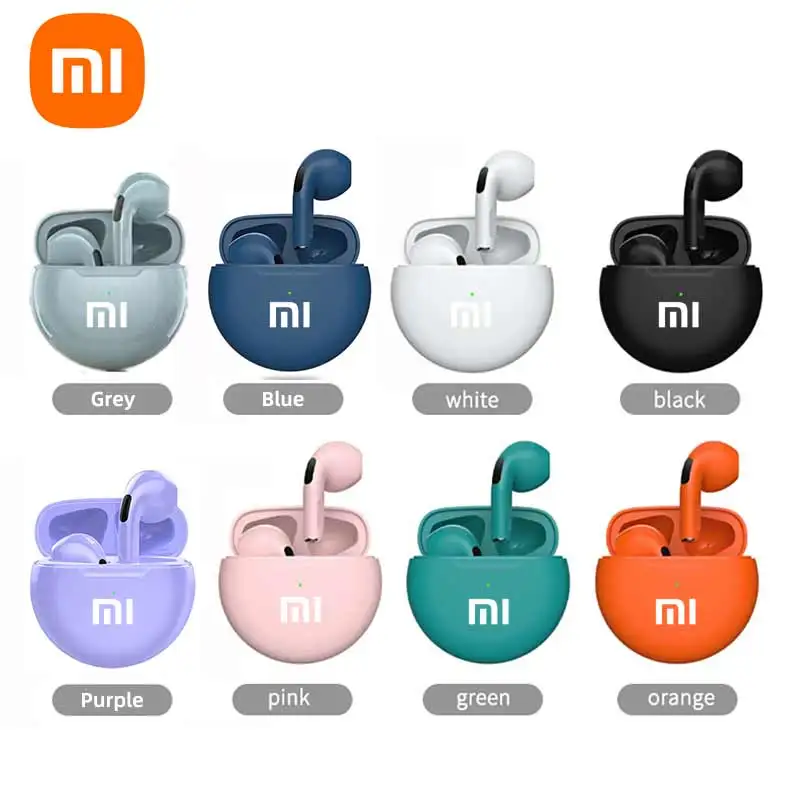 

Xiaomi Original Air Pro 6 TWS Wireless Bluetooth Earphones Headphones Mini Earpone Headset For Android Apple iPhone Earbuds