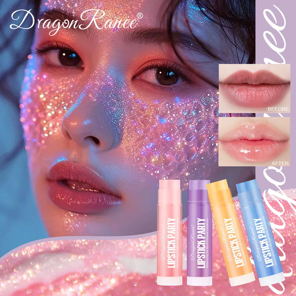 Lipstick, Long-Lasting Makeup Effect, Whitening and Complexion Lip Gloss, Versatile Moisturizing and Moisturizing Lip Gloss, Autumn and Winter Base, Lip Protection, Water-Glossy Mirror Lip Balm 4