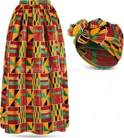 Robes africaines femmes jupe à franges Kente 1