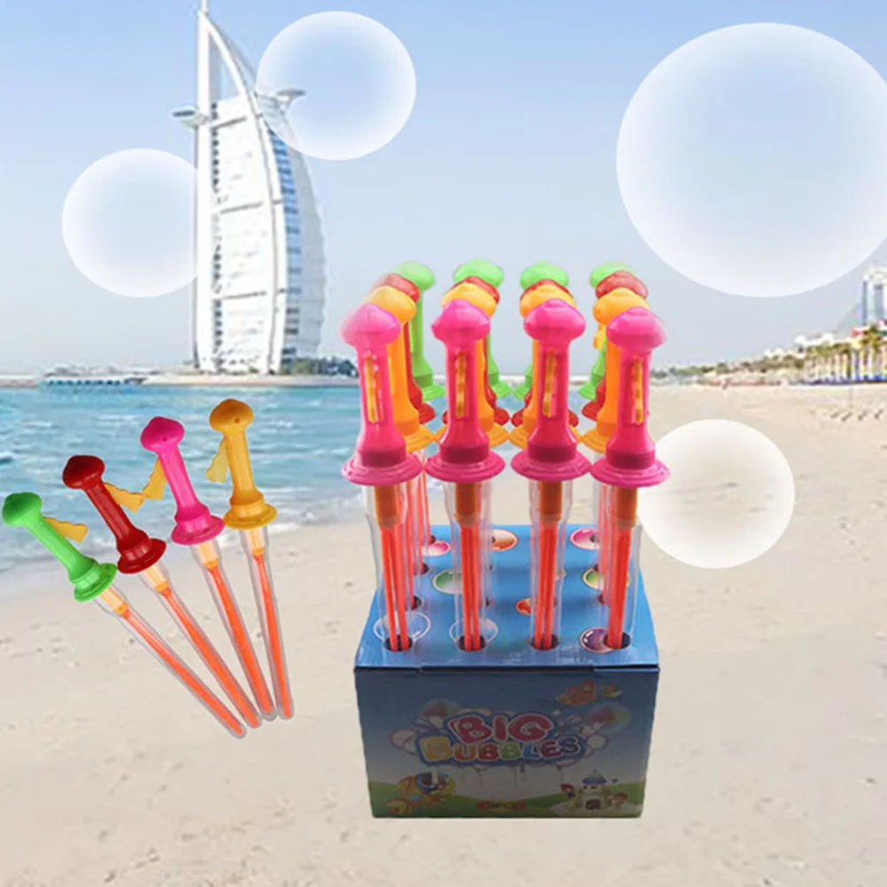 4 Pcs Toy Bubble Stick Kids Toys Maker Outdoor Playing Wands Party Favors Large Child 2