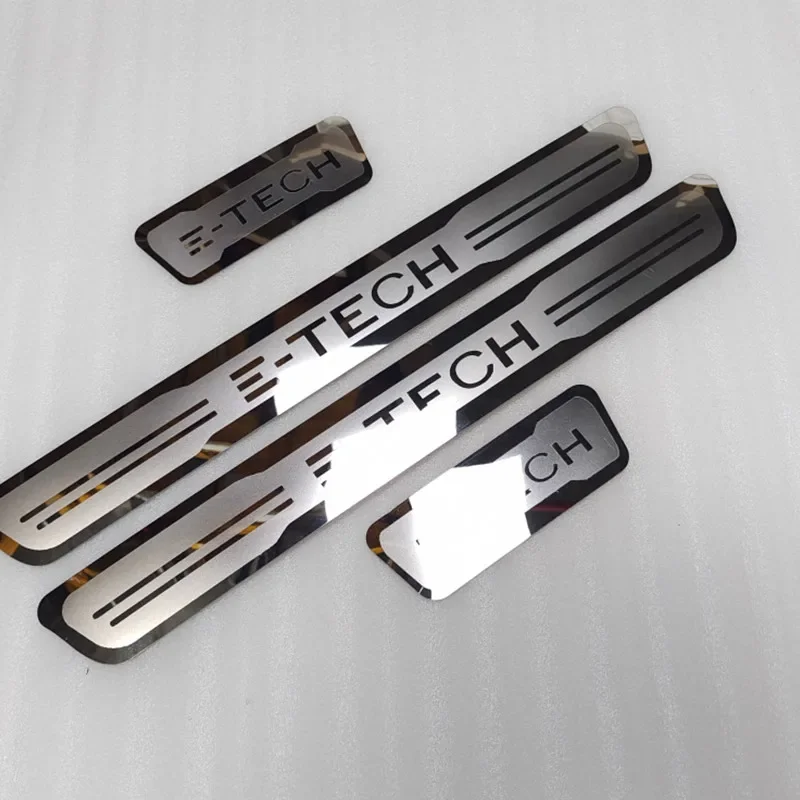 

For Renault MEGANE CAPTUR KAPTUR CLIO E-TECH 2023 Stainless Car Door Sill Scuff Plate Guard Pedal Protector Cover Trim Styling